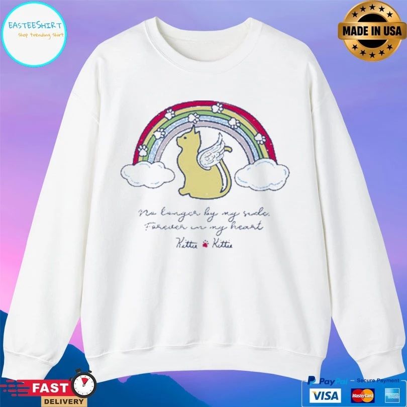 No Longer By My Side Forever In My Heart Kittie T-shirt