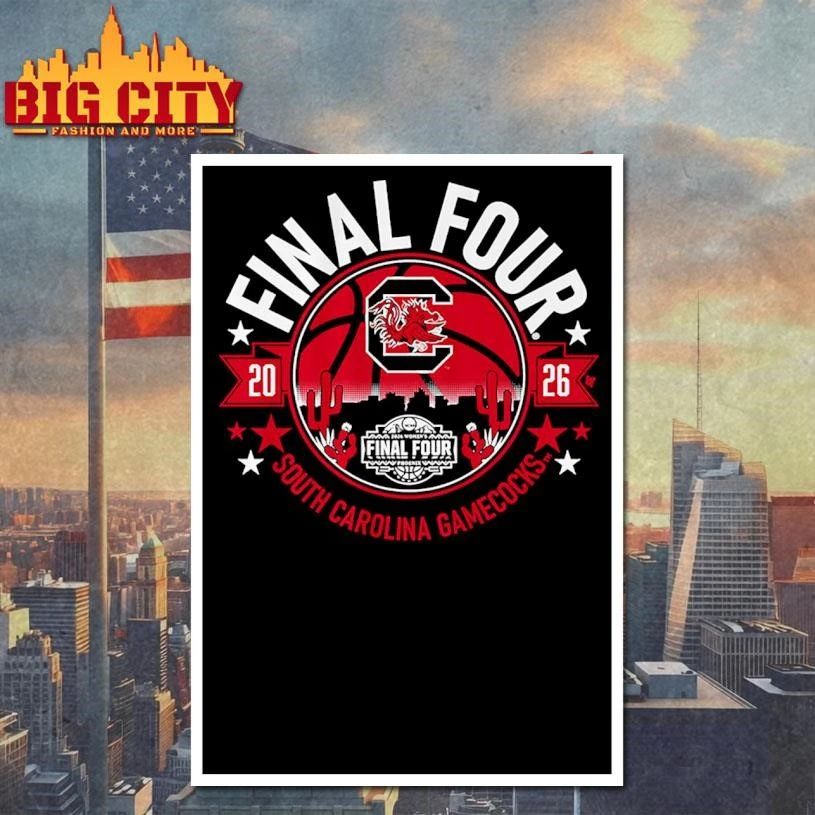 South Carolina WBB 2026 Final Four Graphic Shirt