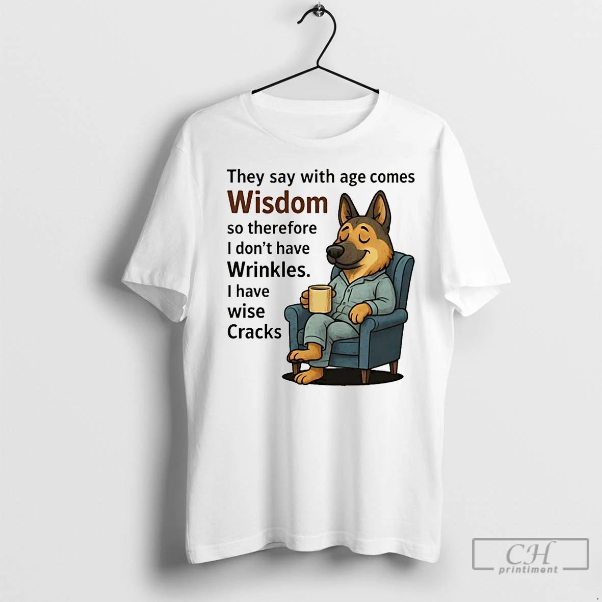 Classic German Shepherd They Say With Age Comes Wisdom