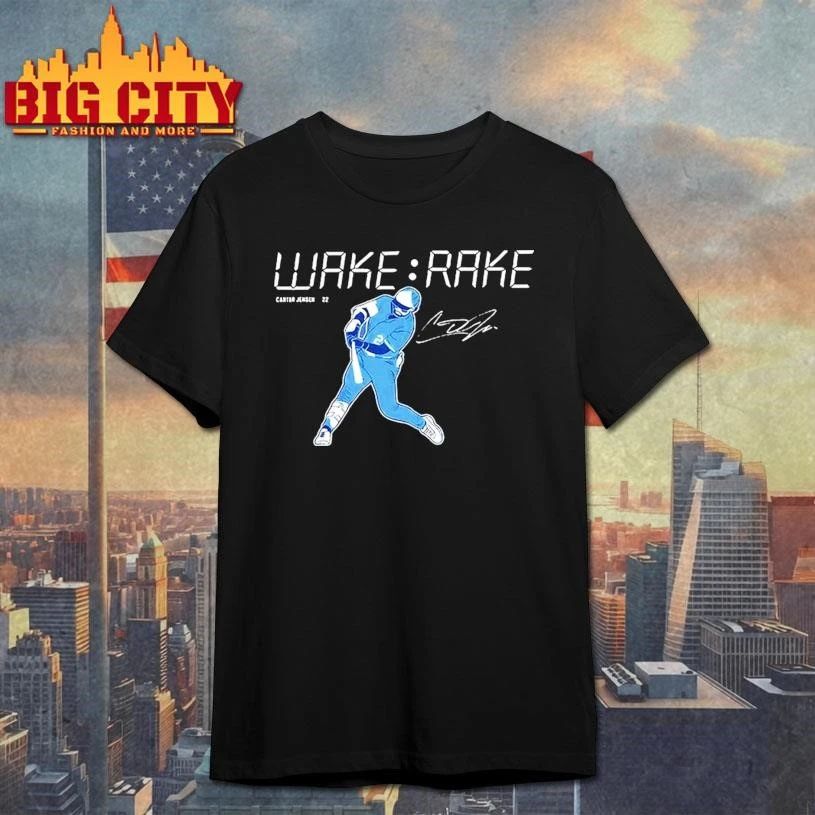 Wake and Rake Carter Jensen Kansas City Royals Baseball Signature Shirt