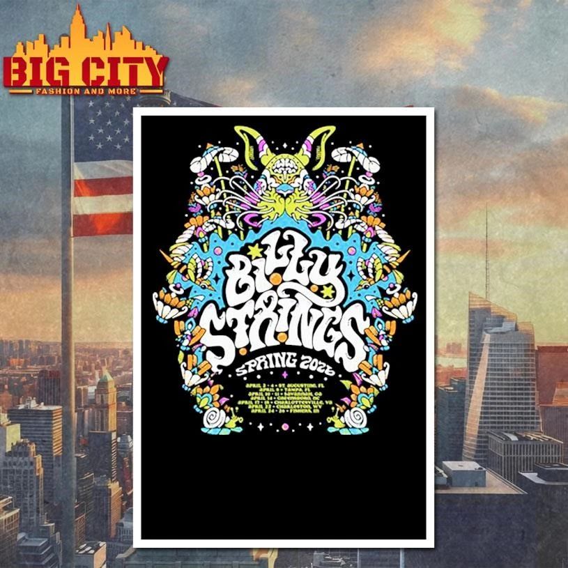Billy Strings Spring 2026 graphic Shirt