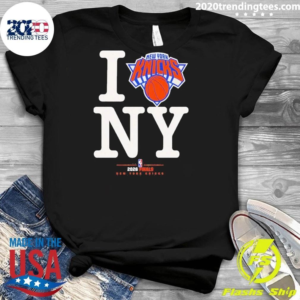 New York Knicks Basketball I Love Ny 2026 Finals Shirt