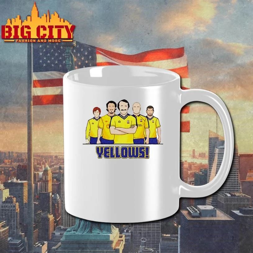 Saintsfc yellow graphic shirt