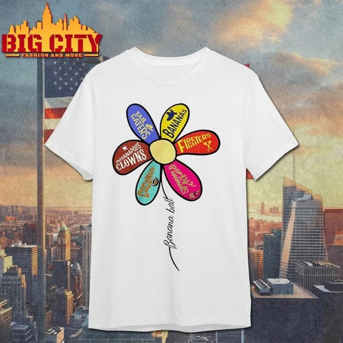 Baseball Daisy Game Day Floral Retro T-Shirt
