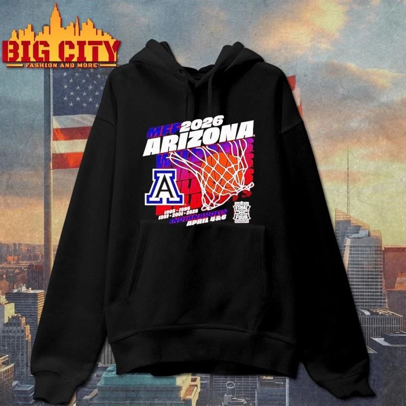 Arizona Wildcats 2026 Men’s Basketball Final Four Bound MFF Shirt