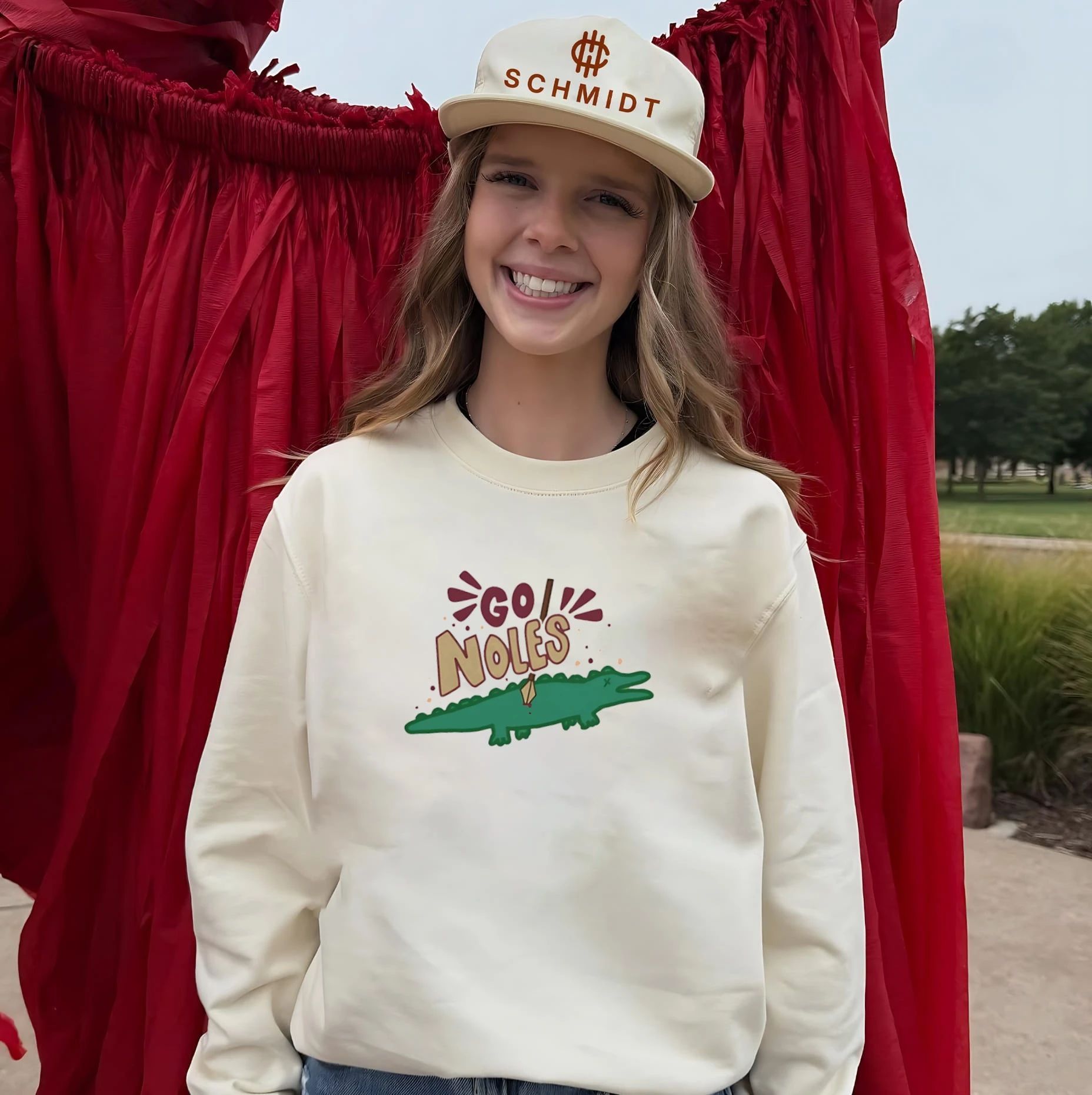 Go Noles Florida State Seminoles Spear Through Gator shirt