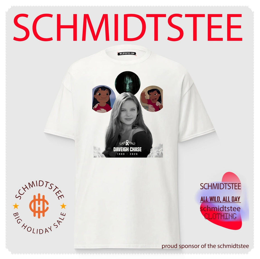 Daveigh Chase 1990–2026 Memorial Tribute shirt