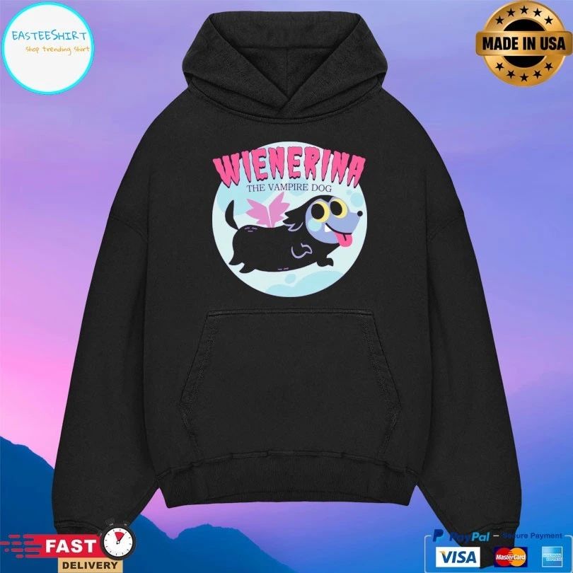 Wienerina The Vampire Dog T-shirts