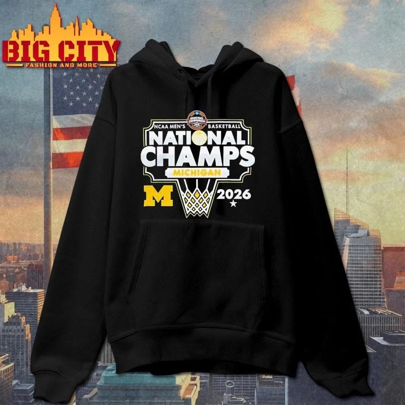 Michigan Wolverines 2026 NCAA Men’s Basketball National Champions Shirt