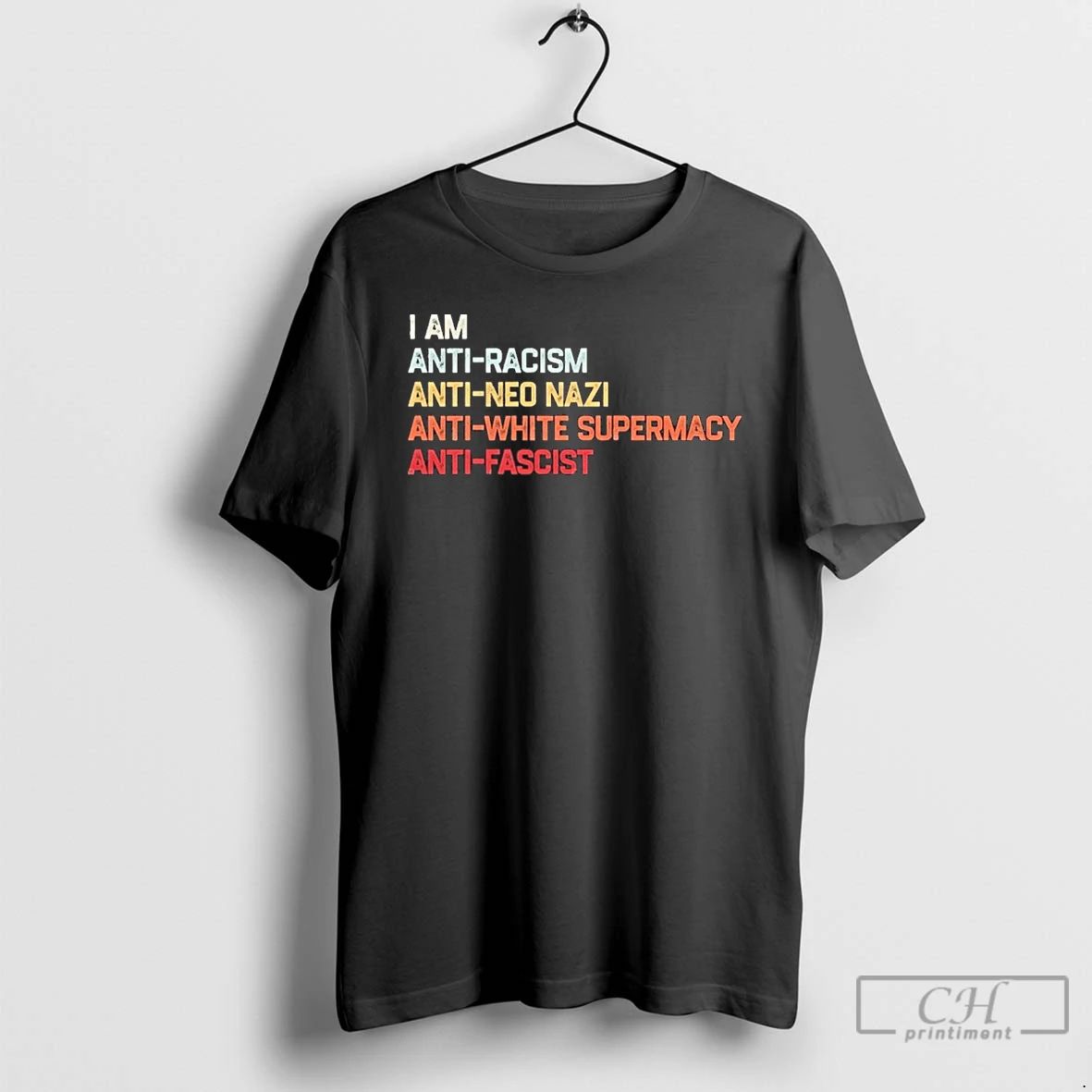 Classic I Am Antifa Retro T Shirts