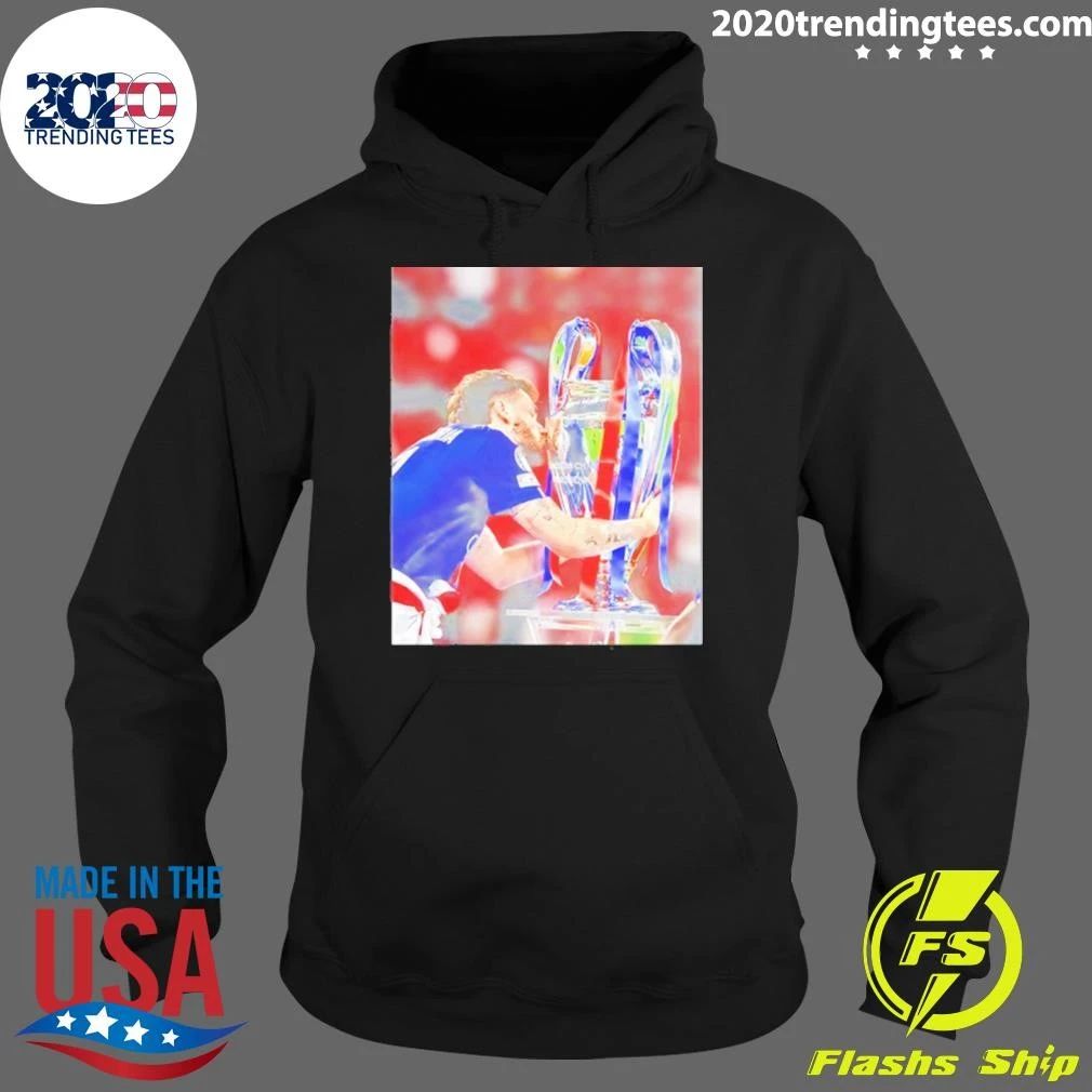 Khvicha Kvaratskhelia Psg Kiss Love Trophy Shirt