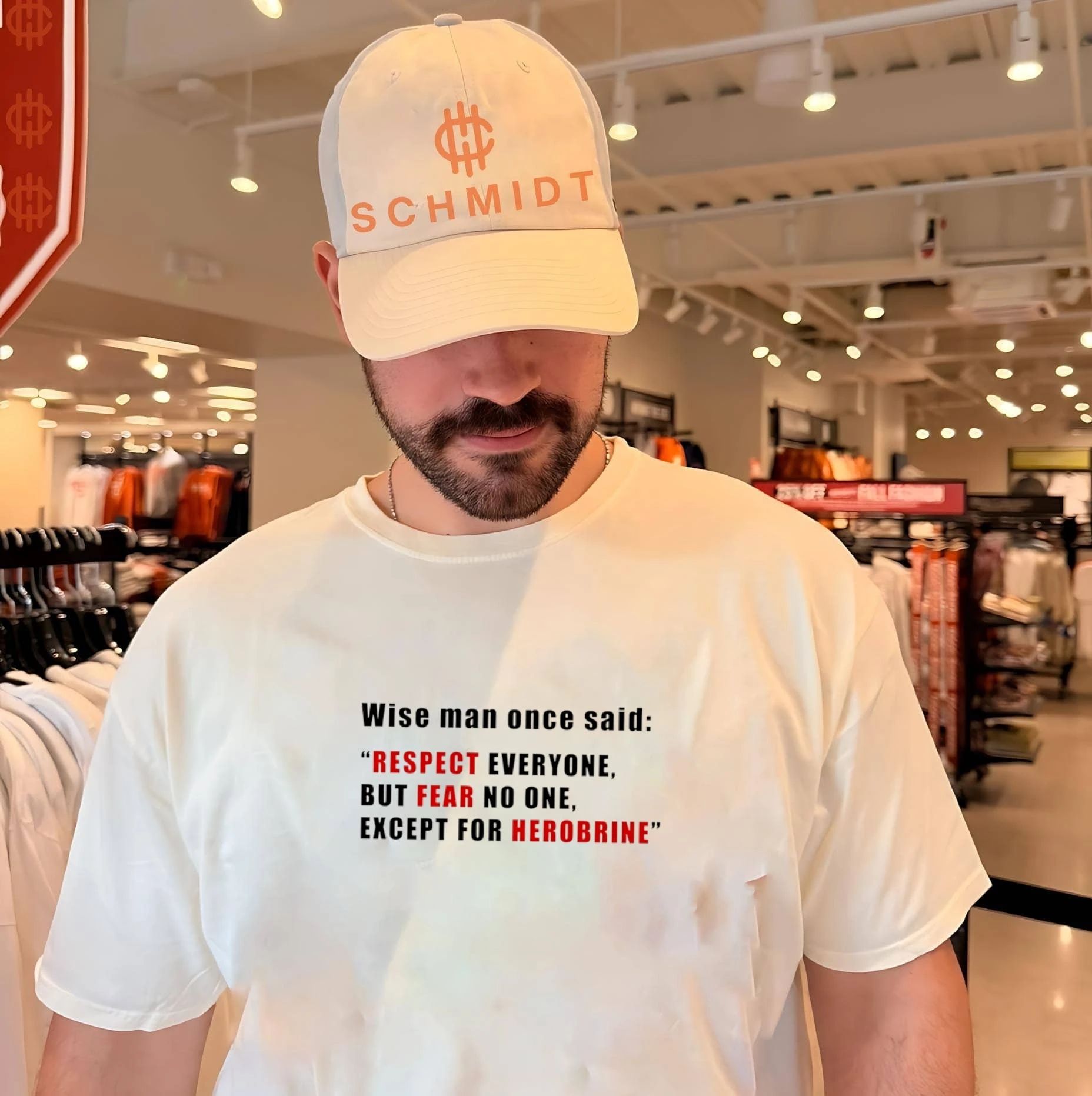 Respect Everyone but Fear No One Except for Herobrine shirt