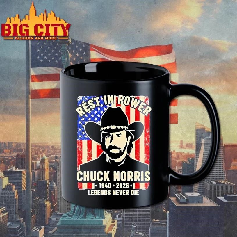 Chuck Norris Rest In Power Western Legend Never Die Patriotic Cowboy Vintage Shirt