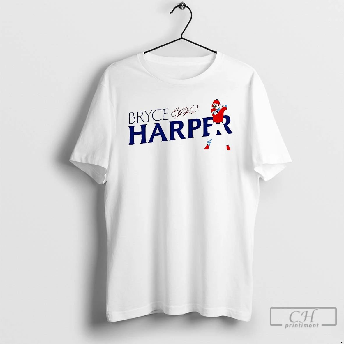 Classic Bryce Harper Philadelphia Phillies Baseball Signature T Shirts