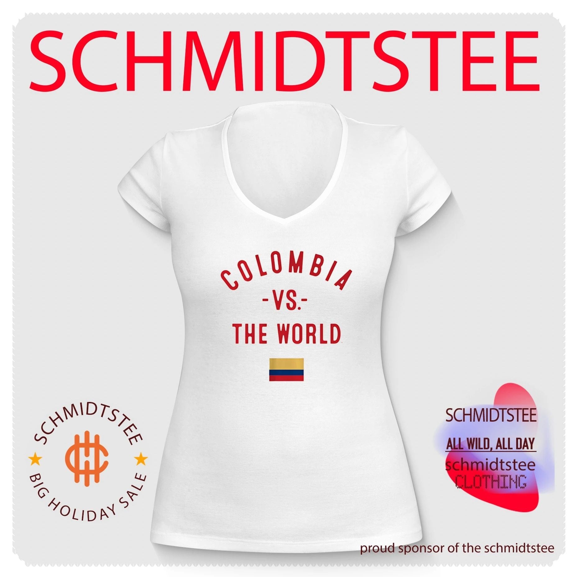 Colombia Vs The World flag shirt
