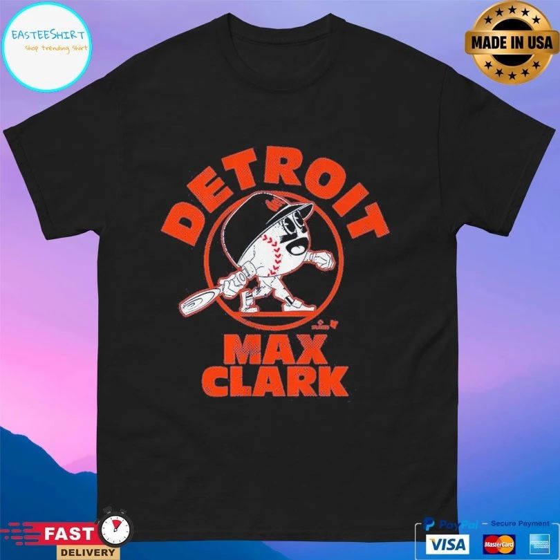 Detroit Tigers Max Clark Baseball Buddies T-shirts