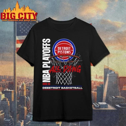Detroit Pistons 2026 NBA playoffs roster list shirt