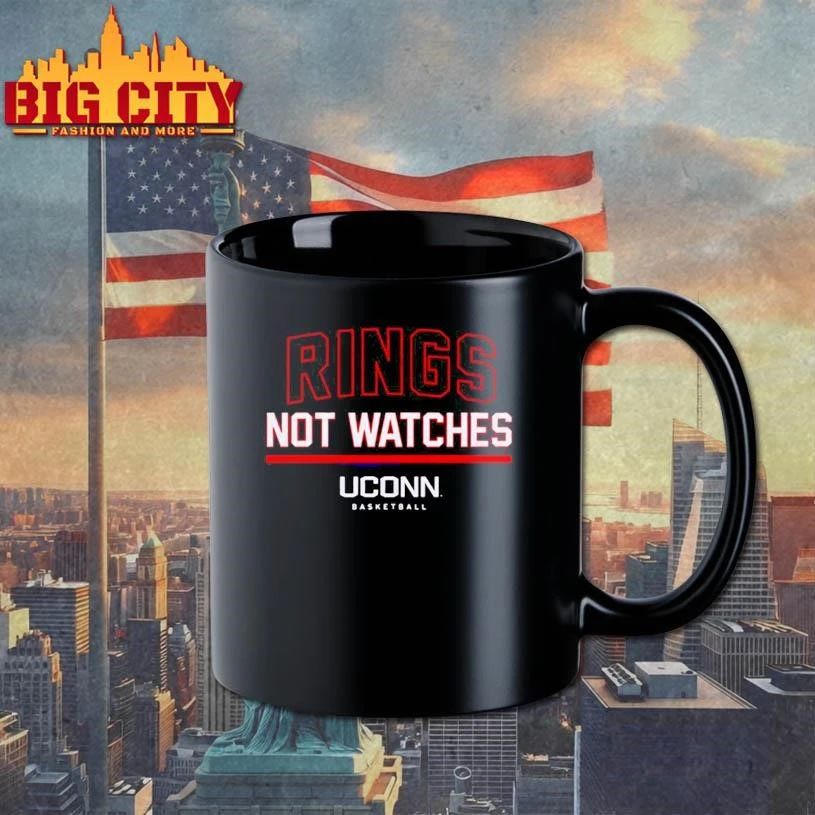 UConn Huskies Basketball Rings Not Watches Shirt