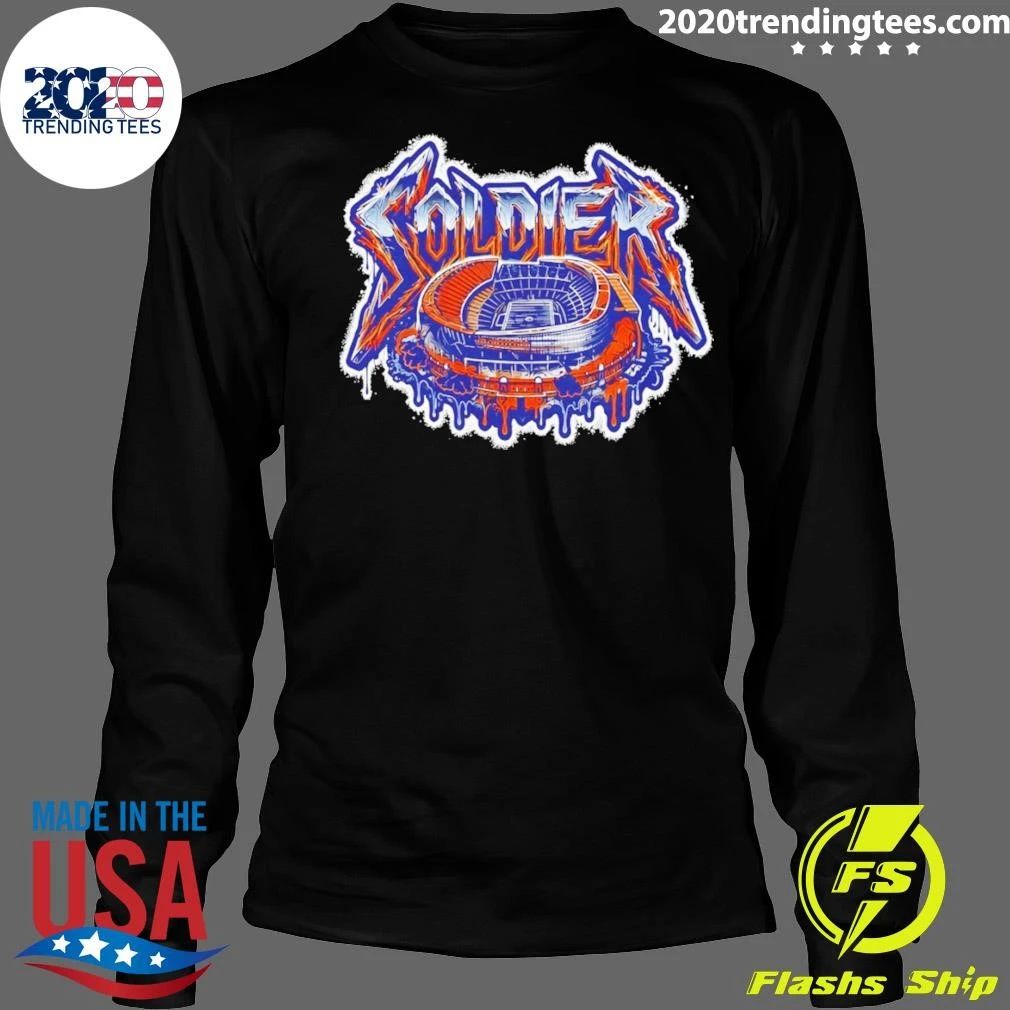 Chicago Bears Stadium Football Field Illustration Soldier Field Shirt