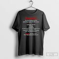 Classic Warning Do Not Bring Up The Following Topics To This Man T Shirts