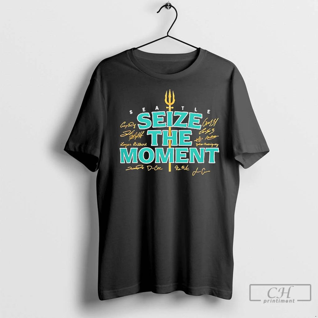 Classic Seatle Mariners Team Seize The Moment Legends Signature