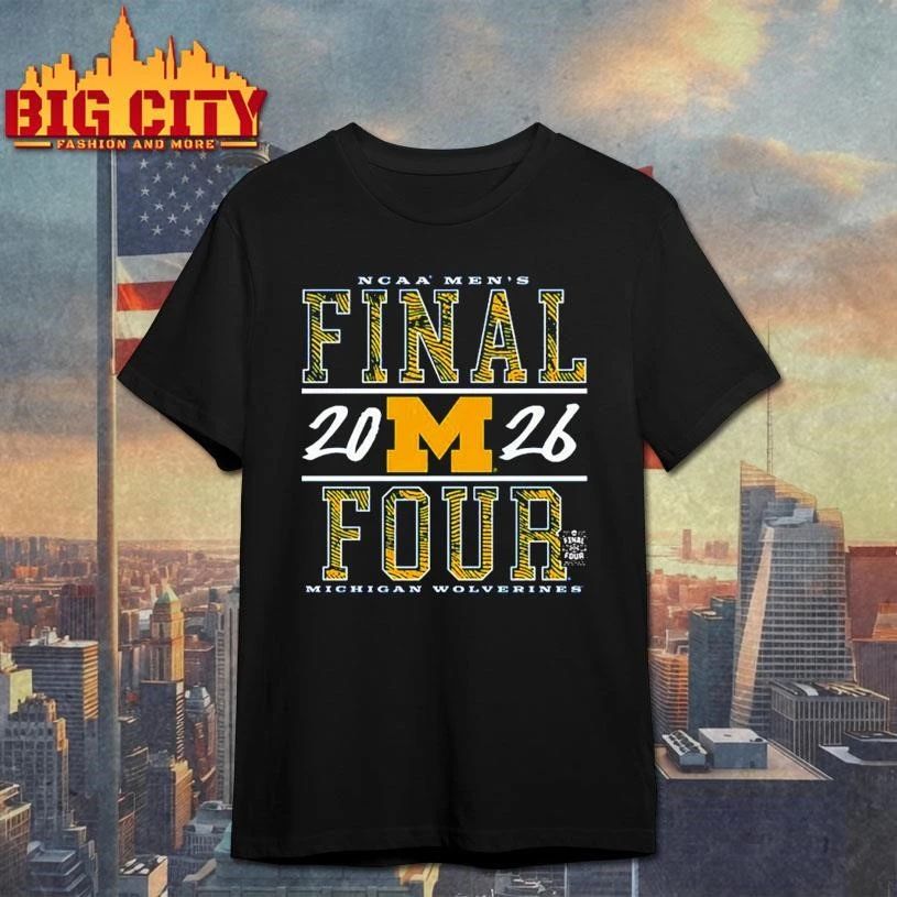Michigan Wolverines 2026 NCAA Men’s Basketball Final Four March Madness Final Four College Shirt