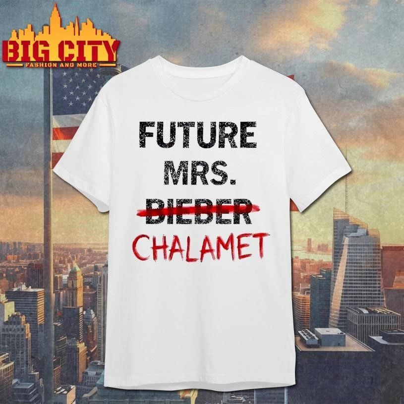 Kylie Jenner Coachella 2026 Future Mrs Bieber Chalamet Shirt