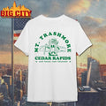 Mt. Trashmore Can Cartoon Ringer Graphic Shirt