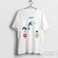 Classic Lizard Remind Me Message Decline Accept T Shirts