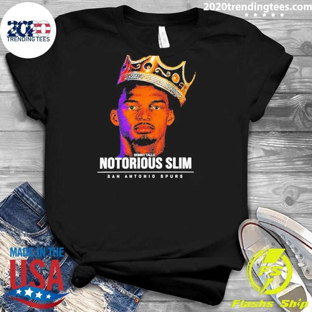 King Victor Wembanyama Basketball Star Skinny Talls Notorious Slim San Antonio Spurs Shirt
