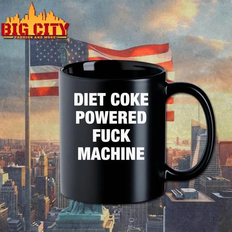 Diet Coke Powered Fuck Machine Graphic Shirt