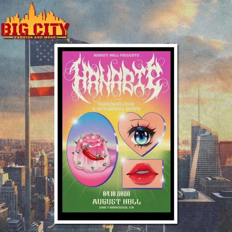 Hanabie Apr 10 2026 August Hall, San Francisco, CA Poster Shirt