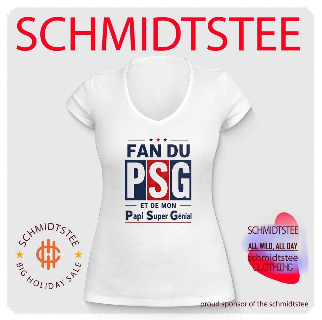 Fan Du Psg Et De Mon Papi Super Génial Paris Saint-Germain shirt