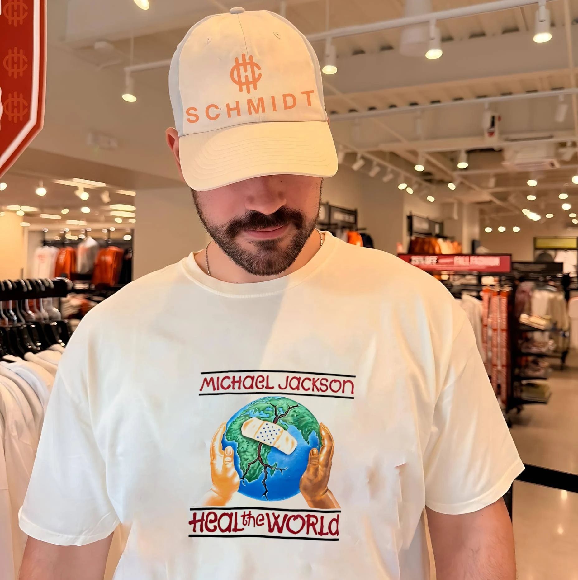 1993 Michael Heal The World Super Bowl XXVII Halftime Show Shirt