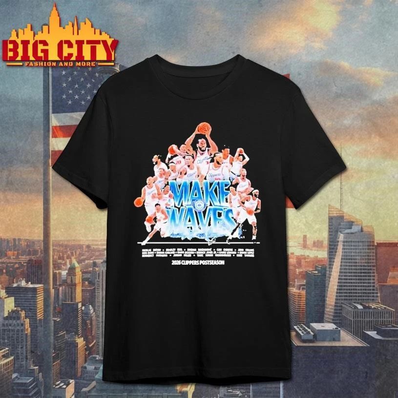 Make Waves 2026 Clippers Postseason Shirt