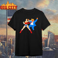 Anti Trump Comic Style Design Patriotic Woman Political Parody Art Shirt