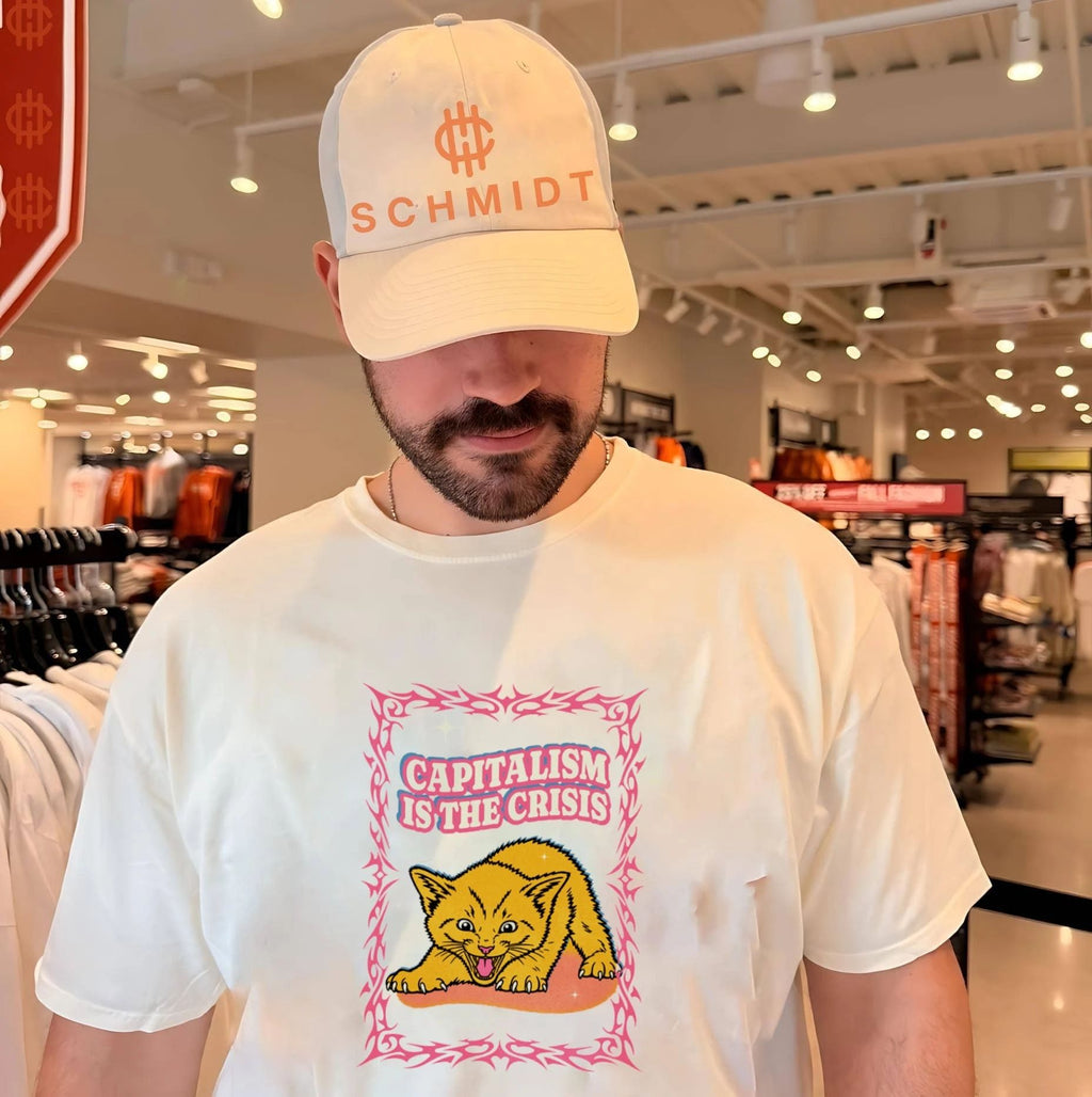 Capitalism Is the Crisis with Angry Kitten shirt