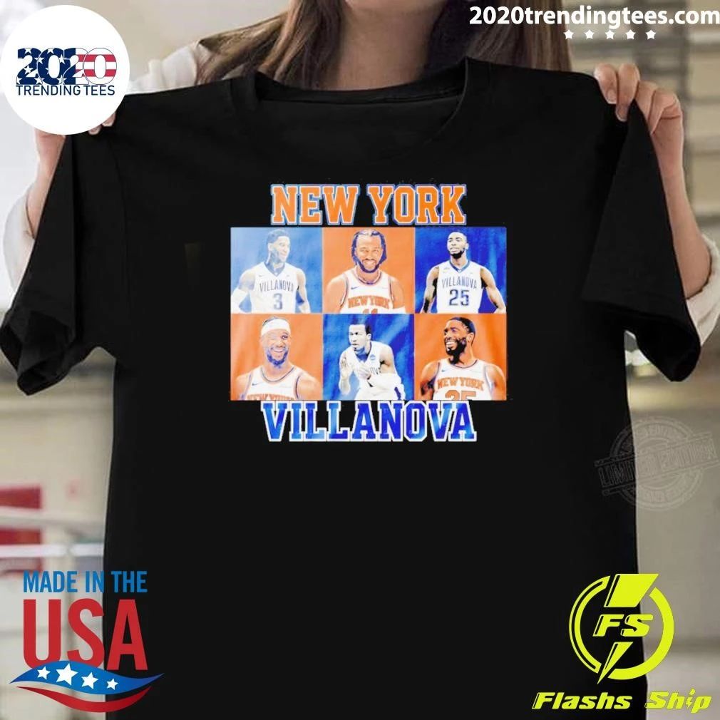 Jalen Brunson Josh Hart Mikal Bridges New York Knicks Villanova Basketball NBA Shirt