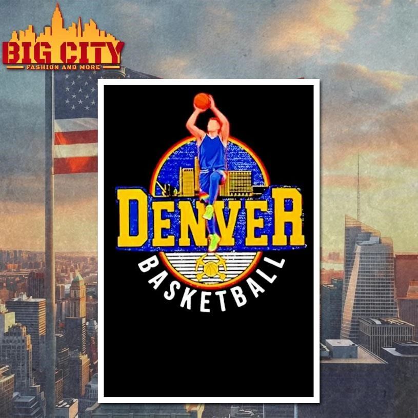 Joker Denver Nuggets Basketball Skyline Shirt
