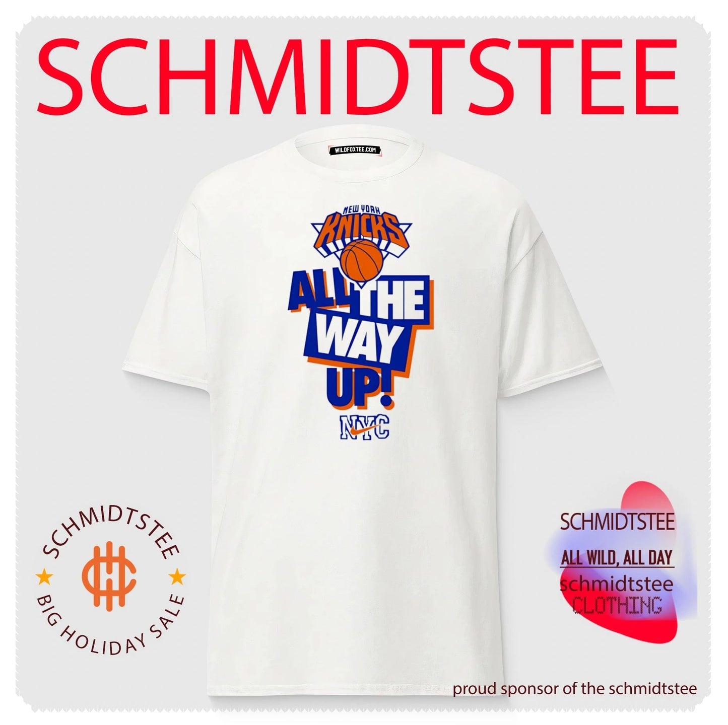 New York Knicks All the Way Up NYC NBA Basketball shirt