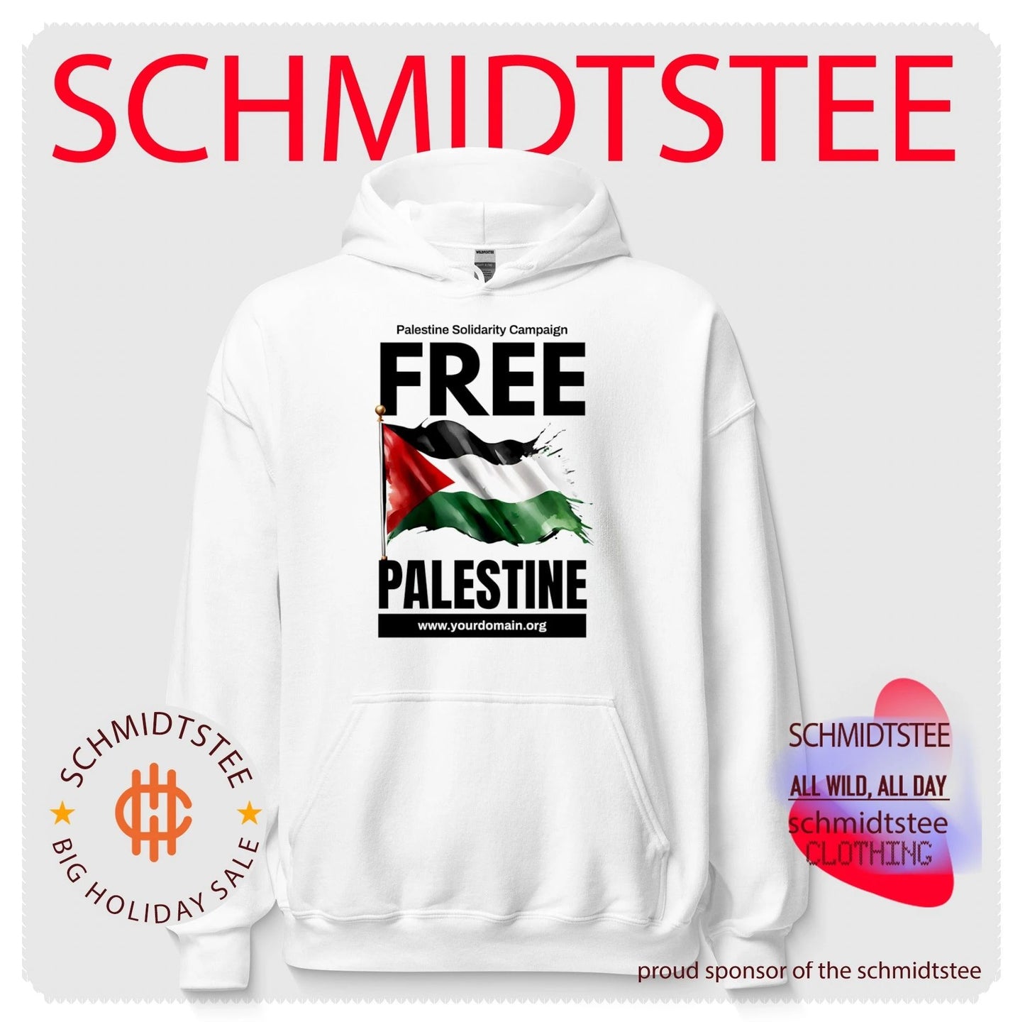 Free Palestine Solidarity Campaign Flag shirt