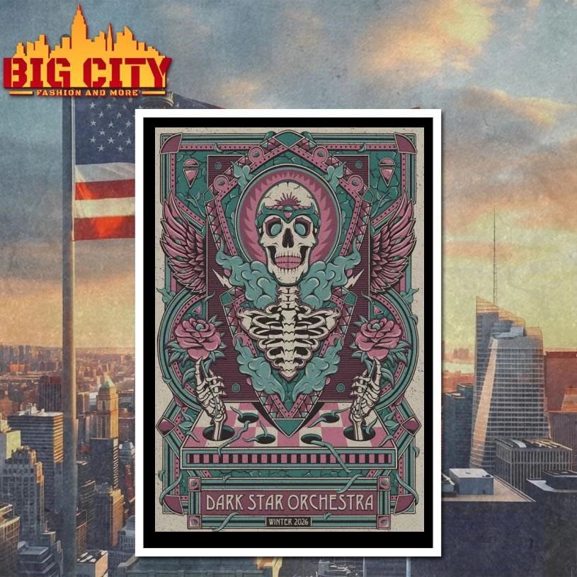 Dark Star Orchestra Winter 2026 Shows Poster Shirt