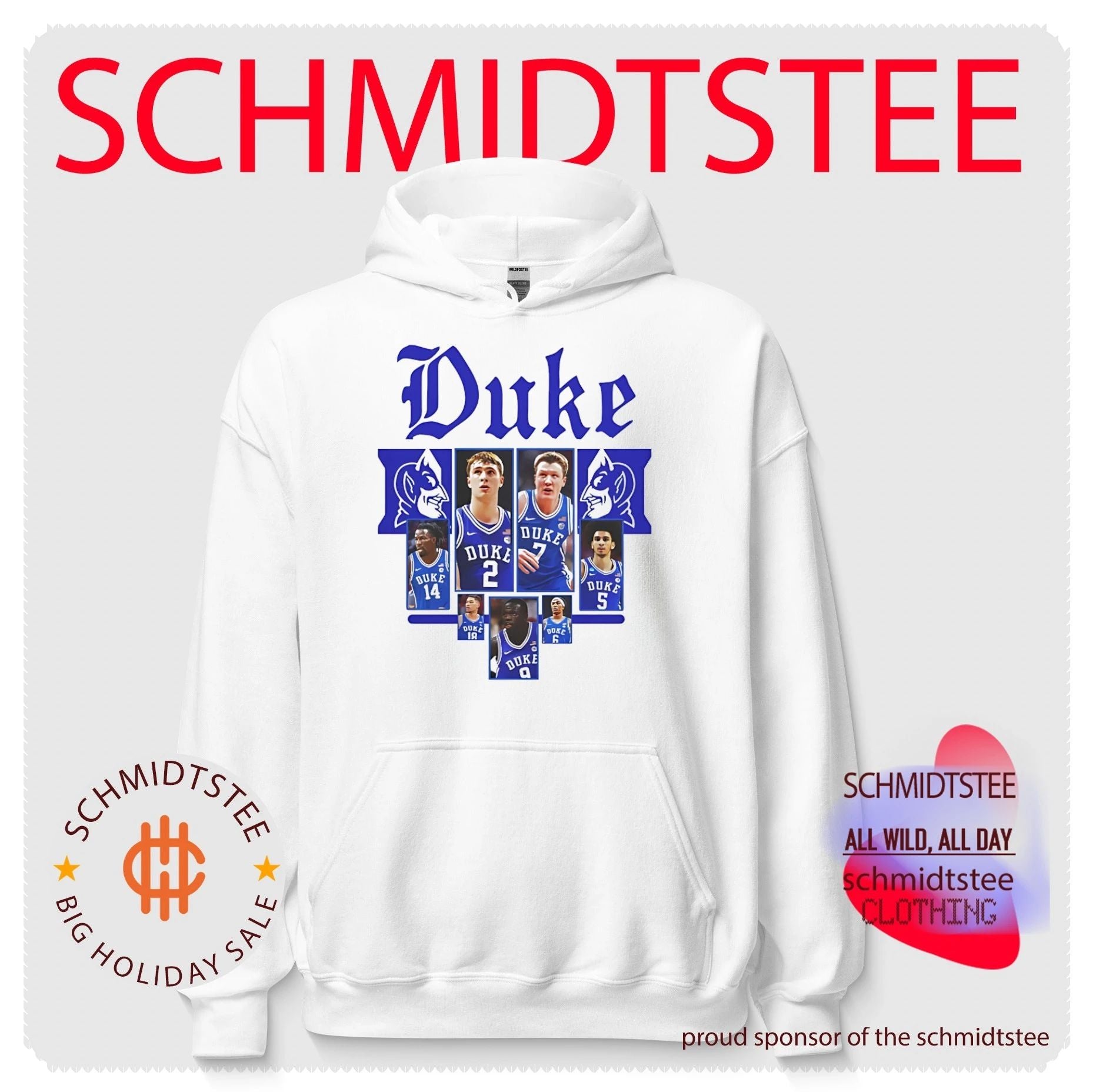 Duke Blue Devils 2025-2026 Team Collage shirt