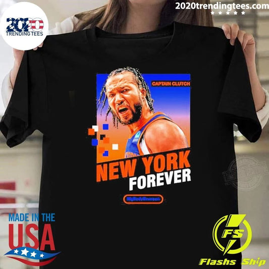 Jalen Brunson New York Knicks Captain Clutch New York Forever Shirt