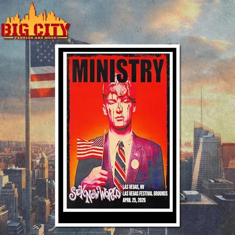 Ministry Concert Las Vegas Nv April 25 2026 Shirt