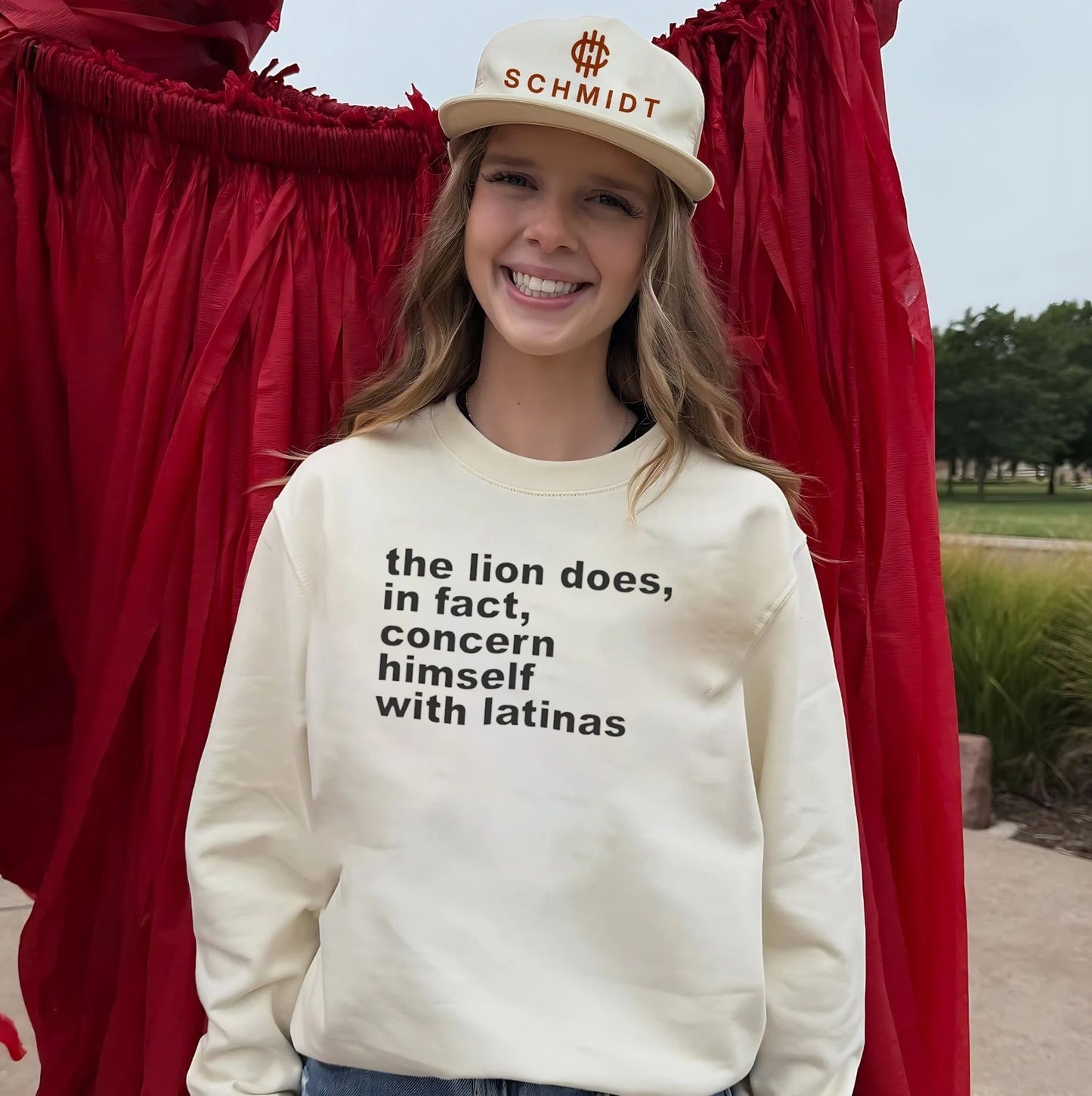 The Lion Does in Fact Concern Himself with Latinas shirt