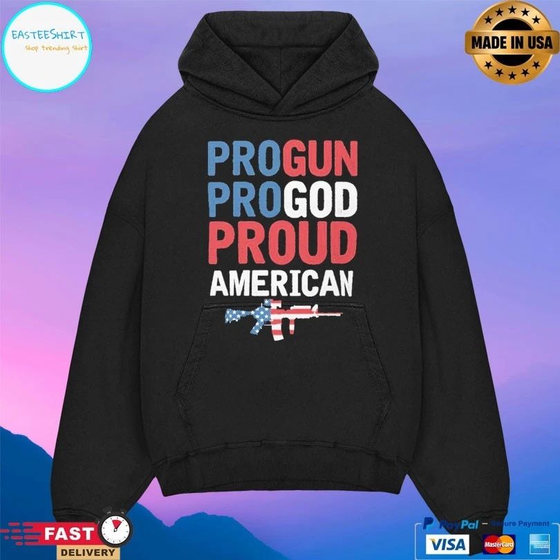 Pro Gun Pro God Proud American Classic T-shirt