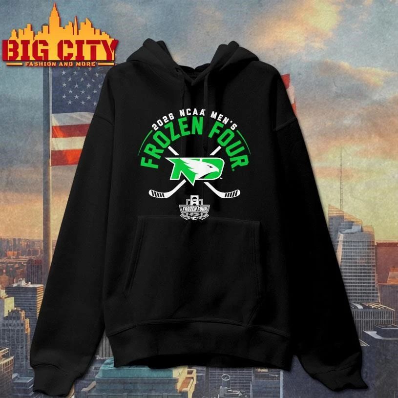 North Dakota Men’s Hockey 2026 Frozen Four Tournament Shirt