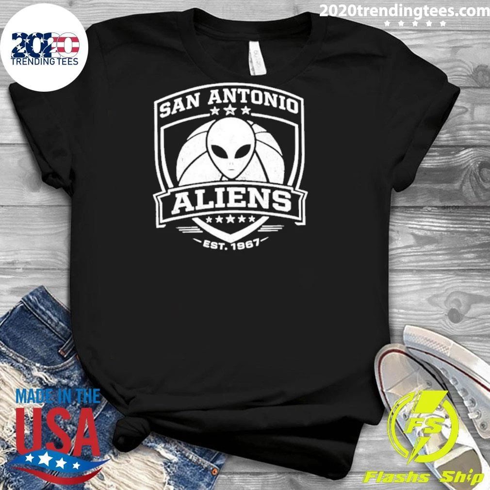 Antonio Aliens Basketball Logo 1967 Shirt