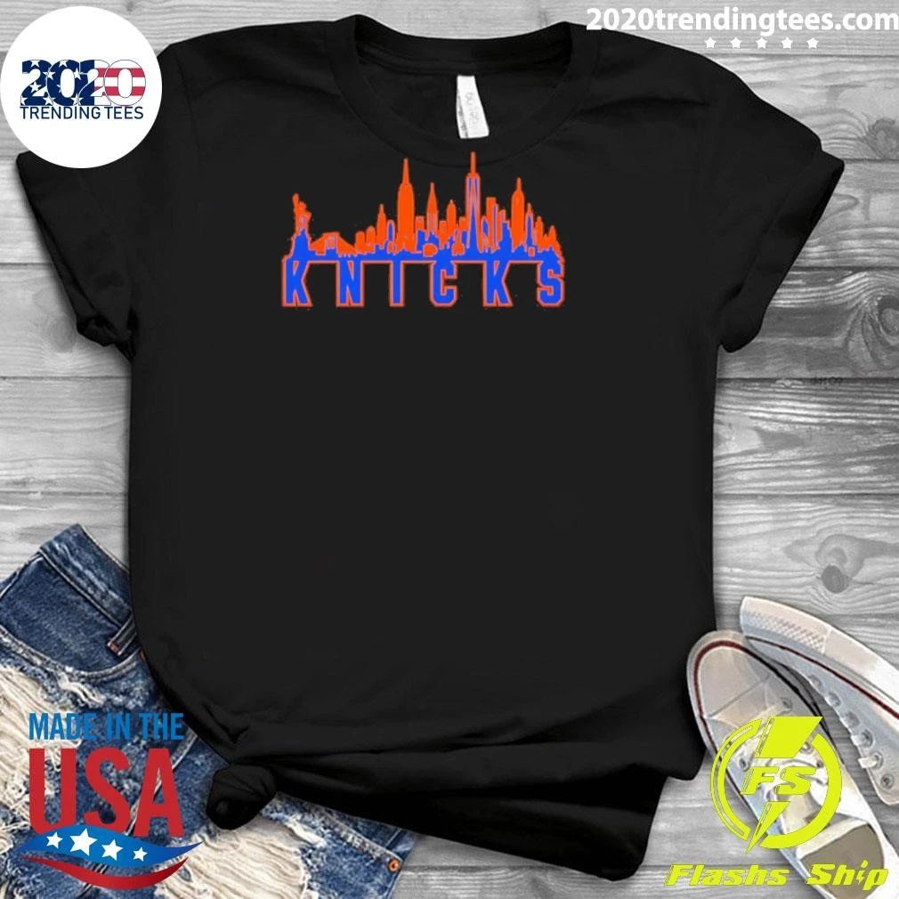 City Skyline New York Knicks Basketball Nba Playoffs 2026 Shirt